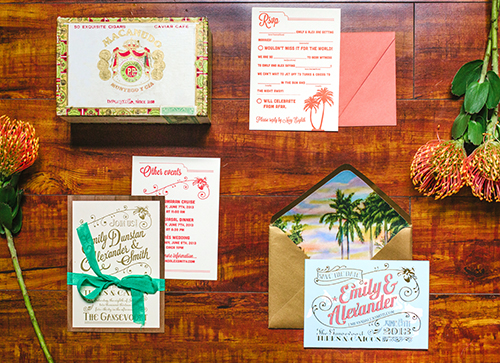 Turks and Caicos Invitation by Shindig Bespoke