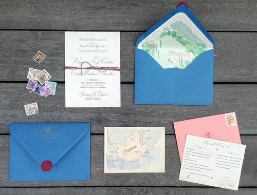 Wedding In Provence Invitation