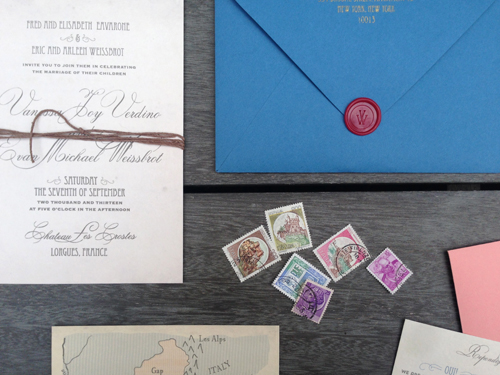 Wedding In Provence Invitation